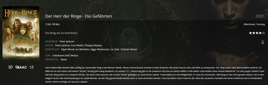 Der Herr der Ringe -Die Gef&auml;hrten