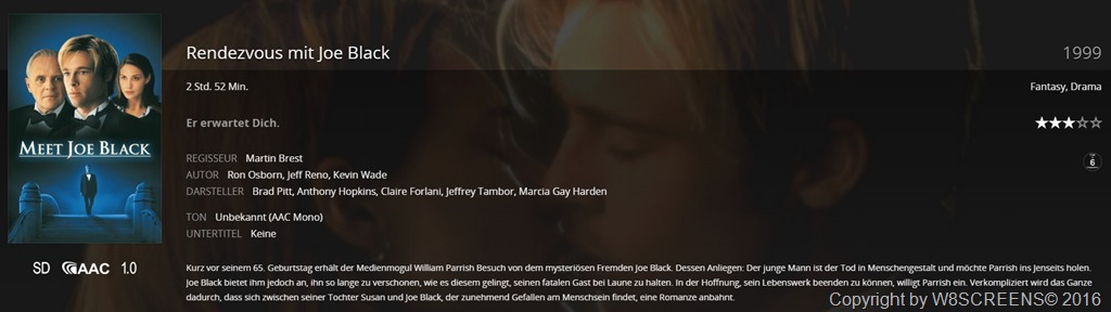 Rendezvous mit Joe Black 