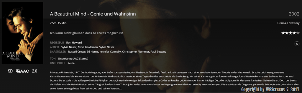 A Beautiful Mind &ndash; Genie und Wahnsinn