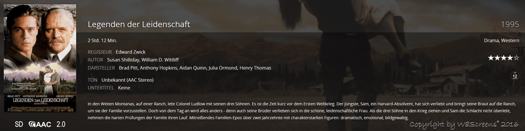 Legenden der Leidenschaft