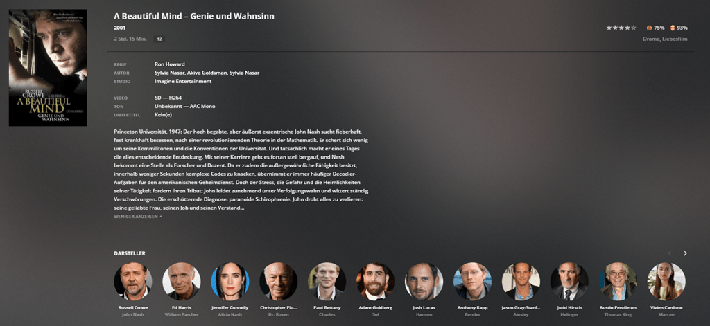 A Beautiful Mind - Genie und Wahnsinn