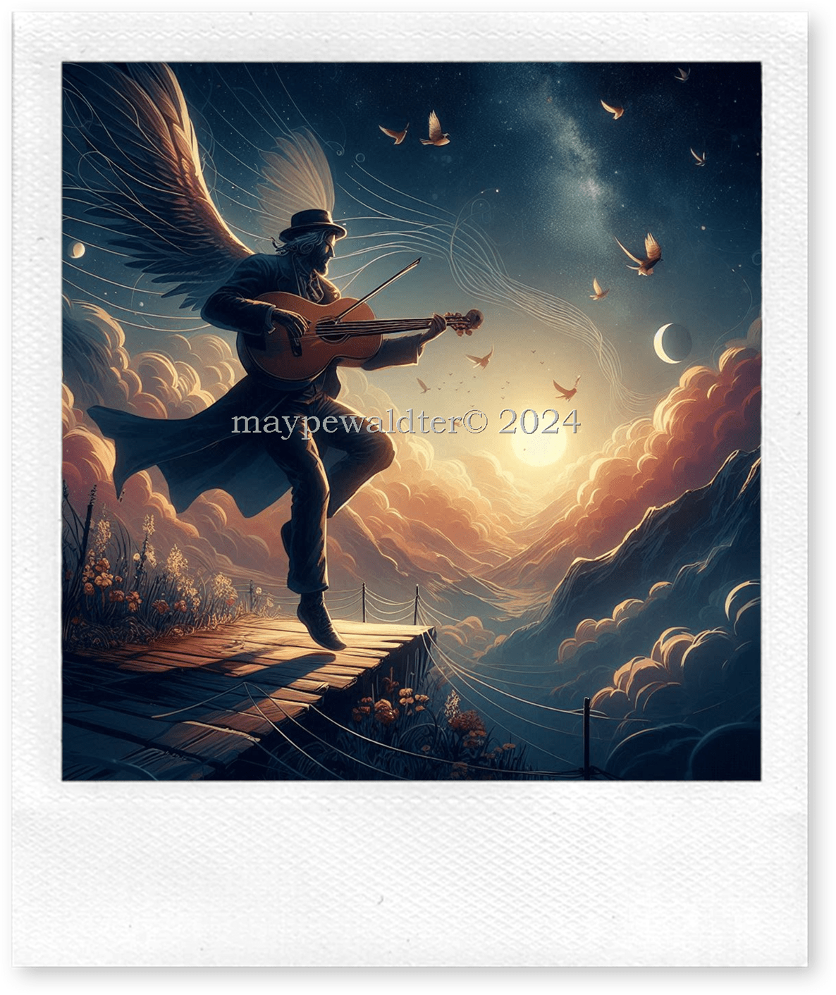 Ach, Spielmann, der du ziehst durch Zeit und Raum, Die Saiten klagen, deine Lieder träumen kaum.